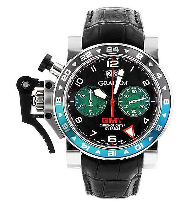 Replica Graham Watch 2OVGS.B12A.K10F Chronofighter Oversize GMT Big Date